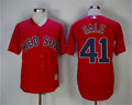 Custom Fan-Made Chris Sale Boston Red Sox #41 Red Baseball Jersey