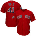 Custom Fan-Made Chris Sale Boston Red Sox #41 Red 2018 Baseball Jersey