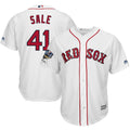 Custom Fan-Made Chris Sale Boston Red Sox #41 Red 2018 Baseball Jersey