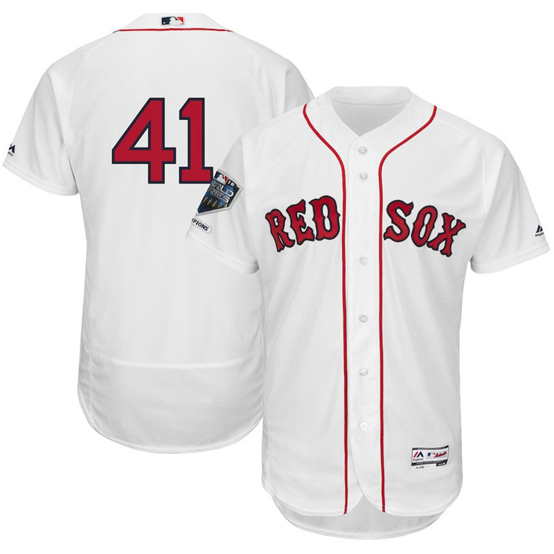 Custom Fan-Made Chris Sale Boston Red Sox #41 Red 2018 Baseball Jersey