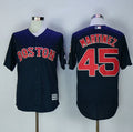 Custom Fan-Made Pedro Martinez Boston Red Sox #45 Red Baseball Jersey