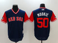 Custom Fan-Made Mookie Betts Mookie Boston Red Sox #50 Red 2018 Baseball Jersey