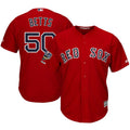 Custom Fan-Made Mookie Betts Boston Red Sox #50 Red 2018 Baseball Jersey