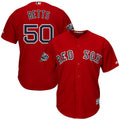 Custom Fan-Made Mookie Betts Boston Red Sox #50 Red 2018 Baseball Jersey