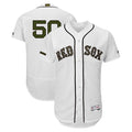 Custom Fan-Made Mookie Betts Boston Red Sox #50 Red 2018 Baseball Jersey