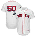 Custom Fan-Made Mookie Betts Number Boston Red Sox #50 Red 2018 Baseball Jersey