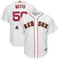 Custom Fan-Made Mookie Betts Boston Red Sox #50 Red 2019 Baseball Jersey