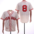 Custom Fan-Made Carl Yastrzemski Boston Red Sox #8 Red 1967 Throwback Baseball Jersey