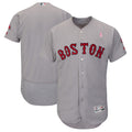Custom Fan-Made Gray 2018 Boston Red Sox Baseball Jersey Boston Red Sox Grey 2018 Baseball Jersey