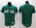Custom Fan-Made Celtic Green Boston Red Sox Baseball Jersey Boston Red Sox Red Baseball Jersey