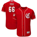 Custom Fan-Made Yasiel Puig Spring Training Cincinnati Reds #66 2019 Baseball Jersey