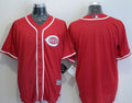 Custom Fan-Made Red Cincinnati Reds Baseball Jersey Cincinnati Reds Red Baseball Jersey