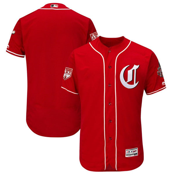 Custom Fan-Made Spring Training Scarlet 2019 Cincinnati Reds Baseball Jersey Cincinnati Reds 2019 Baseball Jersey