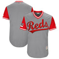 Custom Fan-Made Gray 2018 Cincinnati Reds Baseball Jersey Cincinnati Reds Grey 2018 Baseball Jersey