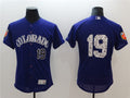 Custom Fan-Made Charlie Blackmon Spring Training Colorado Rockies #19 Purple 2018 Baseball Jersey