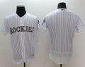 Custom Fan-Made White Colorado Rockies Baseball Jersey Colorado Rockies White Baseball Jersey