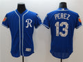 Custom Fan-Made Salvador Perez Spring Training Kansas City Royals #13 2018 Baseball Jersey