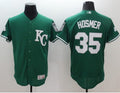 Custom Fan-Made Eric Hosmer Celtic Kansas City Royals #35 Green Baseball Jersey