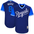 Custom Fan-Made Mike Moustakas Moose Kansas City Royals #8 2017 Baseball Jersey