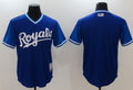 Custom Fan-Made Navy 2017 Kansas City Royals Baseball Jersey Kansas City Royals Navy 2017 Baseball Jersey