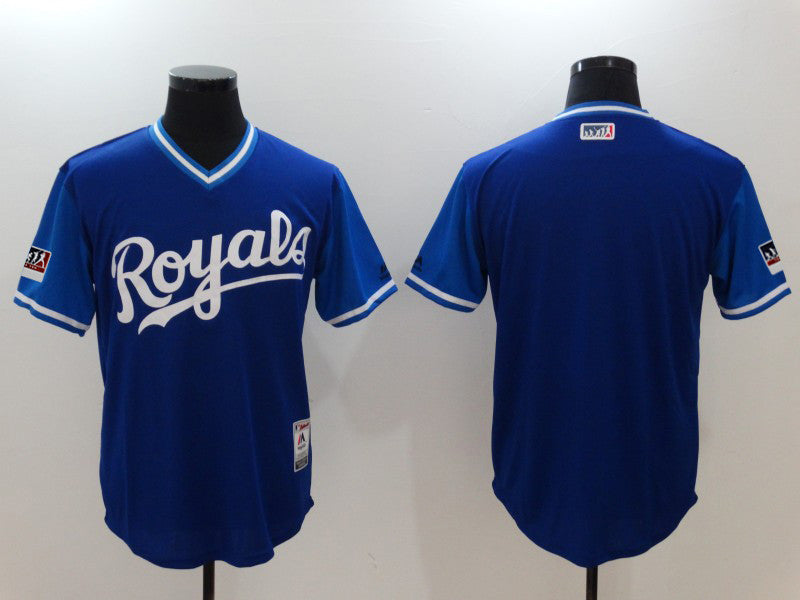 Custom Fan-Made Royal 2018 Kansas City Royals Baseball Jersey Kansas City Royals 2018 Baseball Jersey