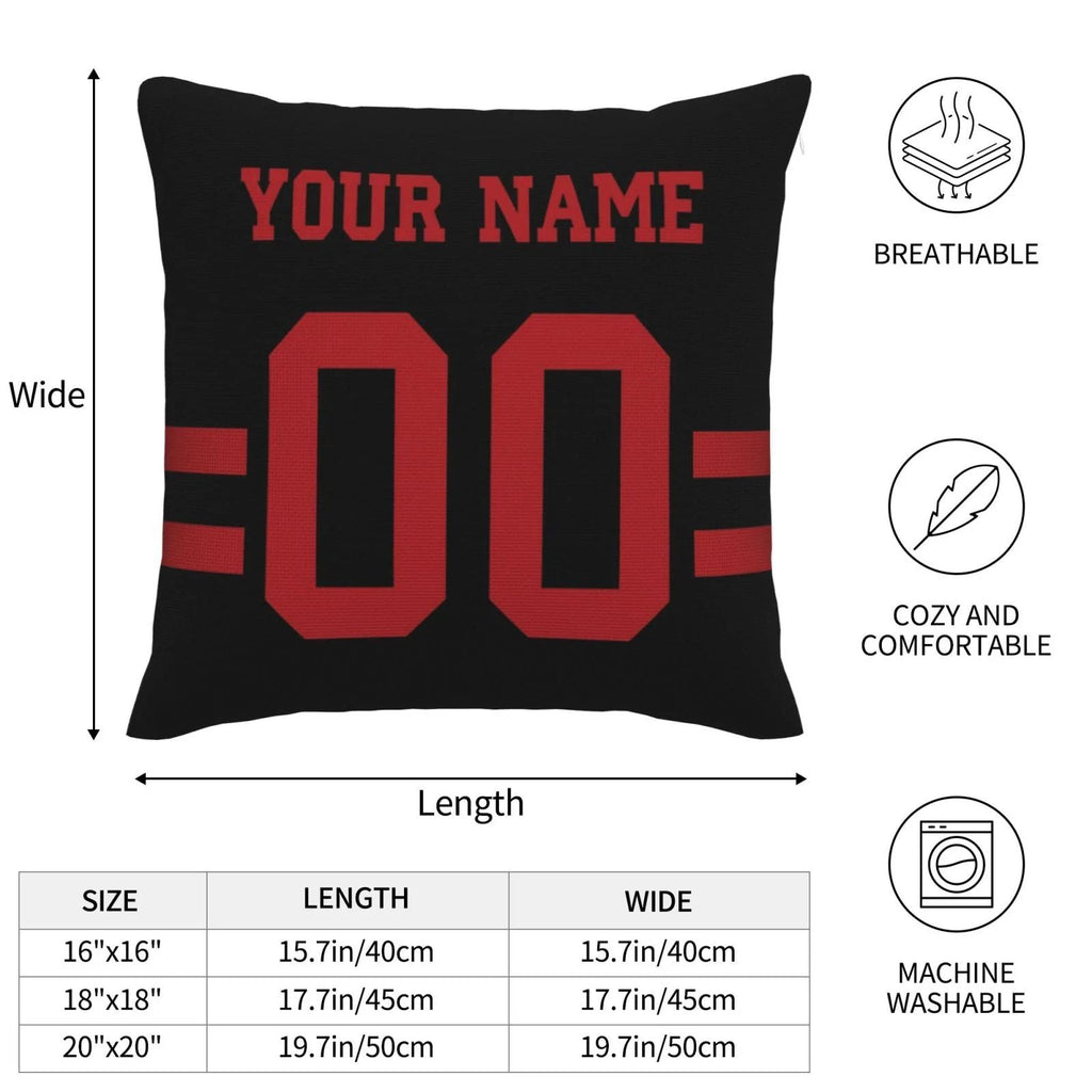Custom football jersey close up | GameDay Jerseys
