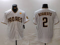 San Diego Padres #2 Xander Bogaerts White With PS Patch Cool Base Stitched Baseball Jersey