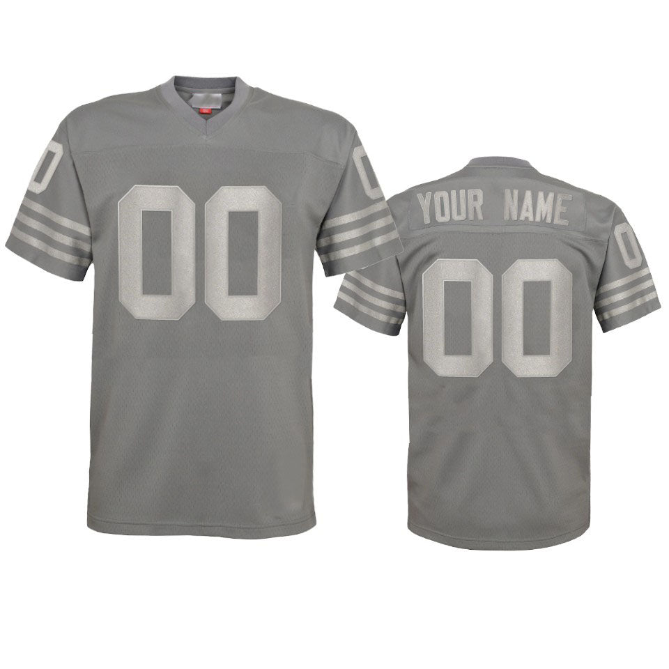 Custom grey football jersey | GameDay Jerseys