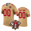 Custom gold football jersey | GameDay Jerseys