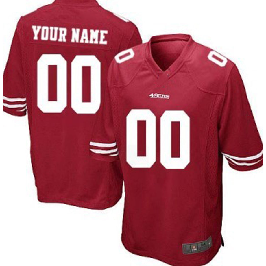 Custom red football jersey | GameDay Jerseys