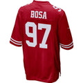SF.49ers #97 Joe Montana Mitchell & Ness Scarlet 1990 Legacy Retired Player Jersey Stitched American Football Jerseys