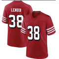 SF.49ers #38 Deommodore Lenoir Red Vapor Untouchable Limited Stitched American Football Jerseys