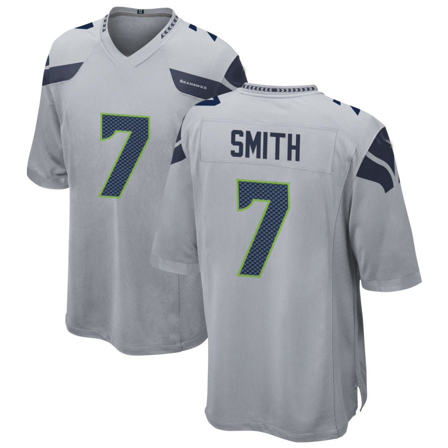 Custom gray football jersey #7 | GameDay Jerseys