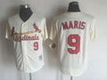 Custom Fan-Made Roger Maris St. Louis Cardinals #9 Throwback Baseball Jersey