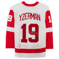 D.Red Wings #19 Steve Yzerman Fanatics Authentic Autographed White Stitched American Hockey Jerseys