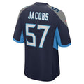 T.Titans #57 Curtis Jacobs Navy Team Game Stitched American Football Jersey