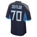 T.Titans #70 Kevin Zeitler Navy Team Game Stitched American Football Jersey