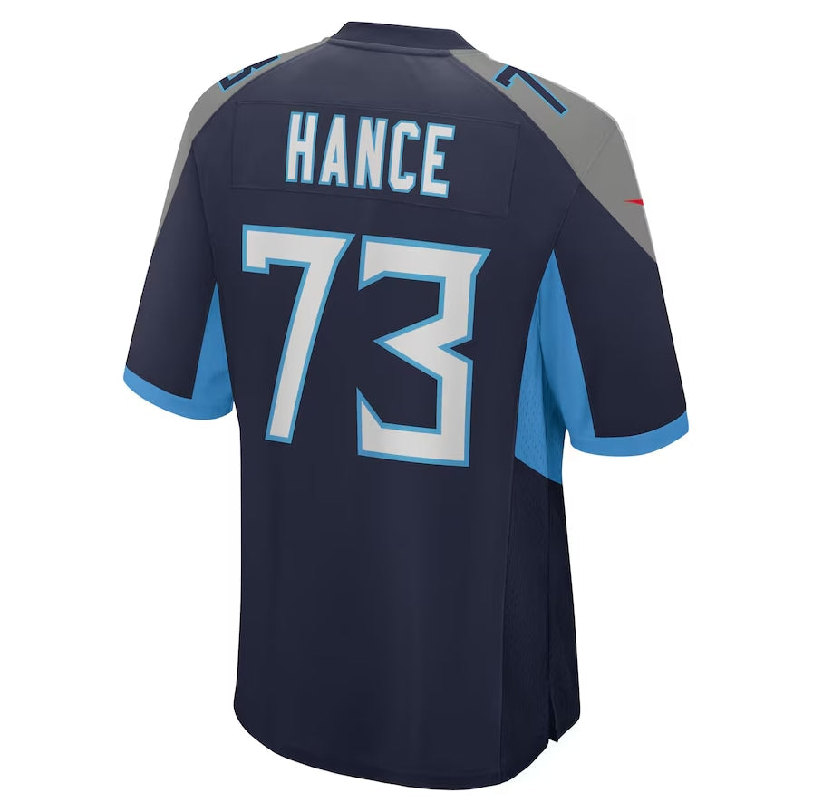 T.Titans #73 Blake Hance Navy Team Game Stitched American Football Jersey