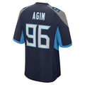 T.Titans #96 McTelvin Agim Navy Team Game Stitched American Football Jersey