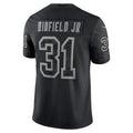 TB.Buccaneers #31 Antoine Winfield Jr.  Black RFLCTV Limited Jersey Stitched American Football Jerseys