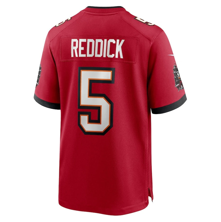 TB.Buccaneers #5 Haason Reddick Red Team Game Stitched American Football Jerseys