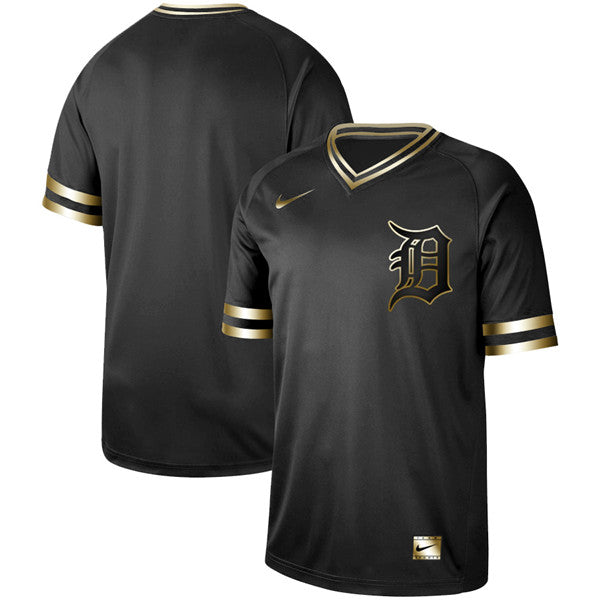Custom Fan-Made Black Detroit Tigers Baseball Jersey Detroit Tigers Black Baseball Jersey