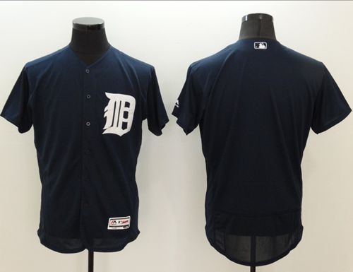 Custom Fan-Made Navy Blue Detroit Tigers Baseball Jersey Detroit Tigers Blue Baseball Jersey