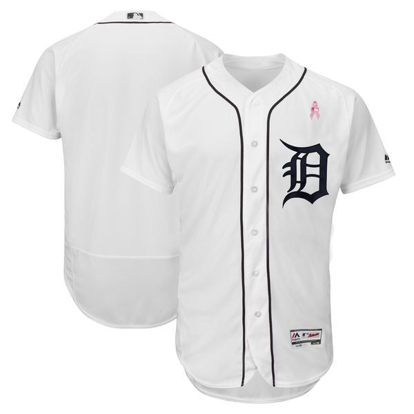 Custom Fan-Made Whites 2018 Detroit Tigers Baseball Jersey Detroit Tigers 2018 Baseball Jersey