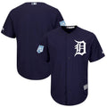 Custom Fan-Made Spring Training Navy 2019 Detroit Tigers Baseball Jersey Detroit Tigers Navy 2019 Baseball Jersey