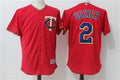Custom Fan-Made Brian Dozier Minnesota Twins #2 Red Baseball Jersey