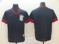 Custom Fan-Made Navy Throwback Minnesota Twins Baseball Jersey Minnesota Twins Navy Throwback Baseball Jersey