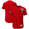Custom Fan-Made Spring Training Red 2018 Minnesota Twins Baseball Jersey Minnesota Twins Red 2018 Baseball Jersey
