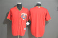Custom Fan-Made Red Minnesota Twins Baseball Jersey Minnesota Twins Red Baseball Jersey