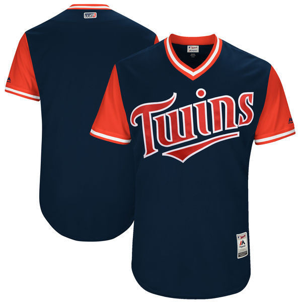 Custom Fan-Made Navy 2017 Minnesota Twins Baseball Jersey Minnesota Twins Navy 2017 Baseball Jersey